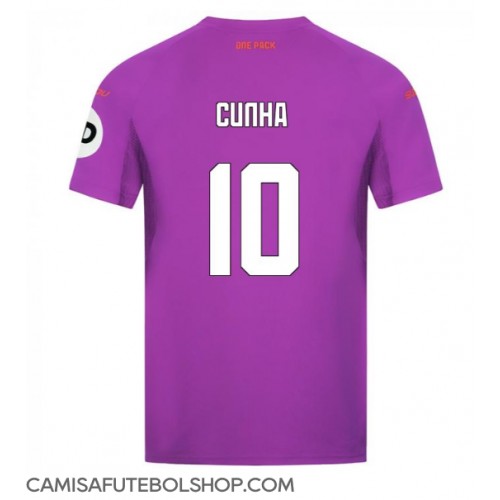 Camisa de time de futebol Wolves Matheus Cunha #10 Replicas 3º Equipamento 2024-25 Manga Curta